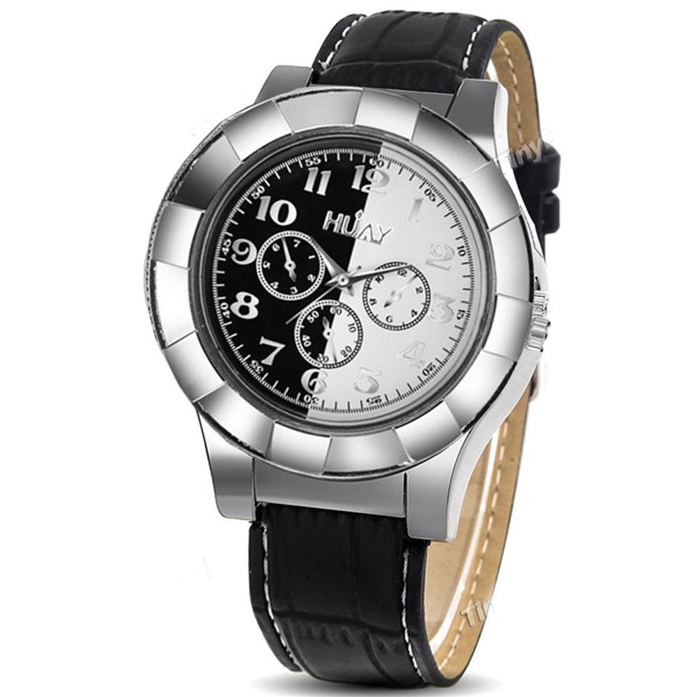 Electronic cigarette lighter watch USB rechargeable lighter multi-function watch silicone quartz watch fake three-eye watch