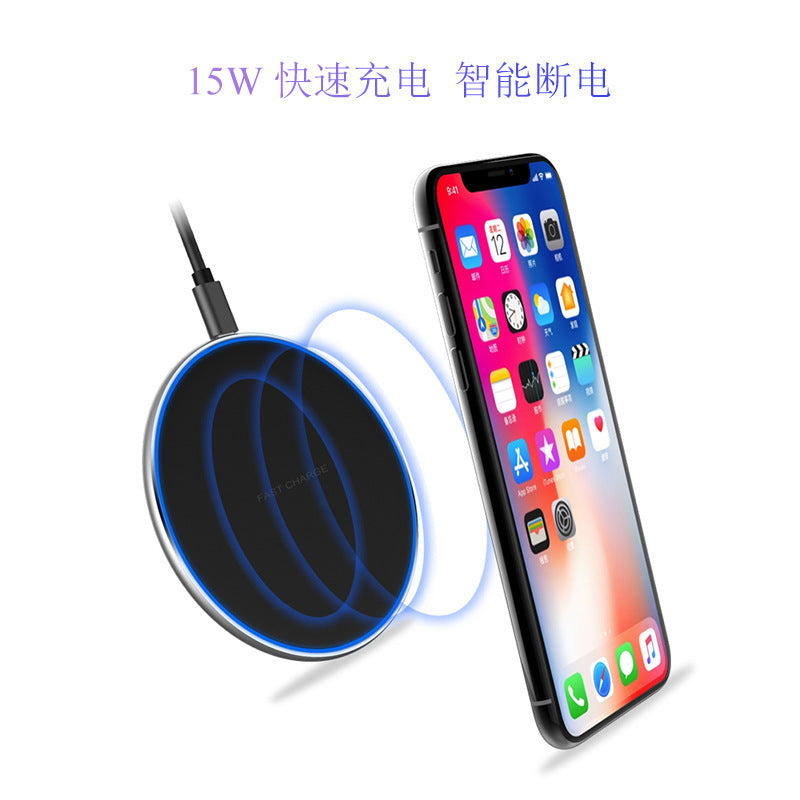 15W wireless charger Amazon desktop 15W wireless charger is suitable for Apple, Huawei, Samsung, Xiaomi fast charge