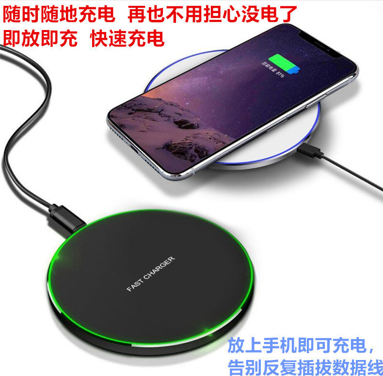 15W wireless charger Amazon desktop 15W wireless charger is suitable for Apple, Huawei, Samsung, Xiaomi fast charge