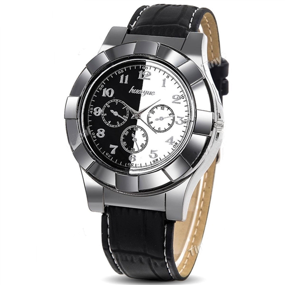 Electronic cigarette lighter watch USB rechargeable lighter multi-function watch silicone quartz watch fake three-eye watch
