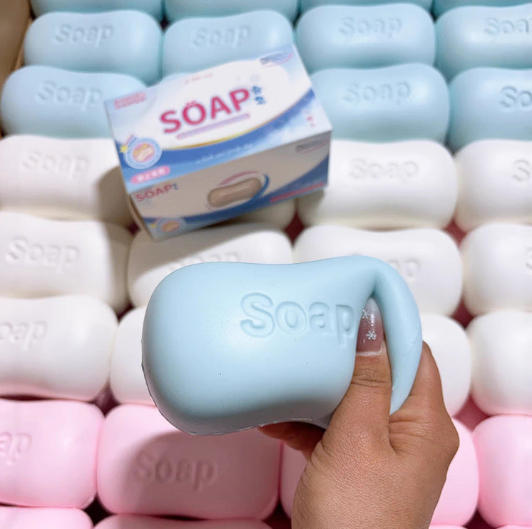 New cross-border e-commerce soap toy, soft and squeezable, with a light fragrance, comfortable to the touch, relieves stress and releases pent-up emotions, super soft and squishy.