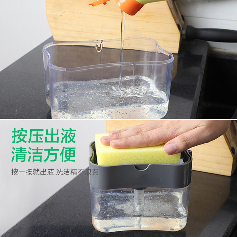 Soap dispenser for kitchen sink, dish soap, detergent, household pot brush, dishwasher, dishwashing brush