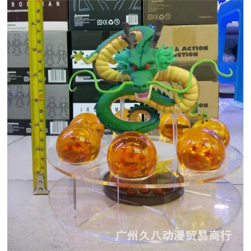 Dragon Ball Shenlong Set Dragon Ball Fake Mountain Background Base Shenlong Hand-made Ornament Model Scene Set