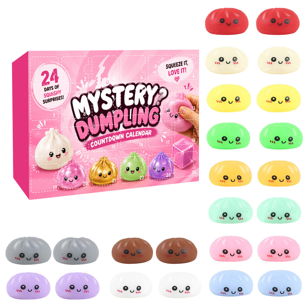 New cross-border product: Squishy Mystery Box Dumpling Blind Box Squeezable Toy for Adults - Stress Relief Toy