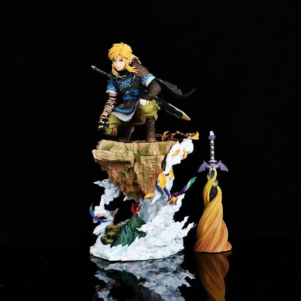 Zelda game and anime merchandise, Link GK figurine, anime model, statue, gift.