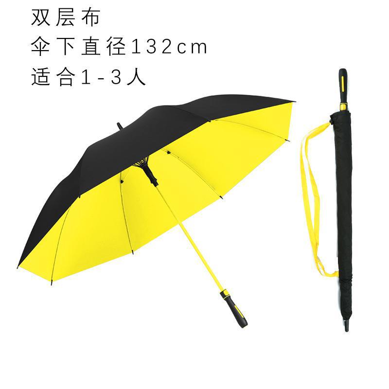 30-inch full-fiber vinyl waterproof golf umbrella long handle umbrella straight pole sunny umbrella gift advertising umbrella