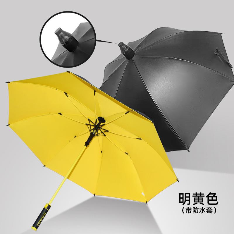 30-inch full-fiber vinyl waterproof golf umbrella long handle umbrella straight pole sunny umbrella gift advertising umbrella