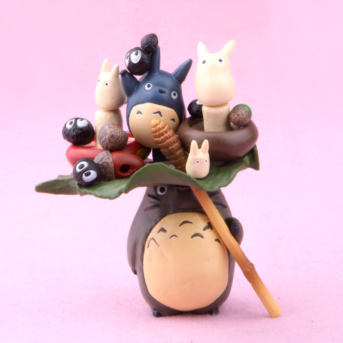 Toys Hayao Miyazaki Totoro Doll, Layers of Totoro, Black Cat Jenga Doll, Boxed Figure