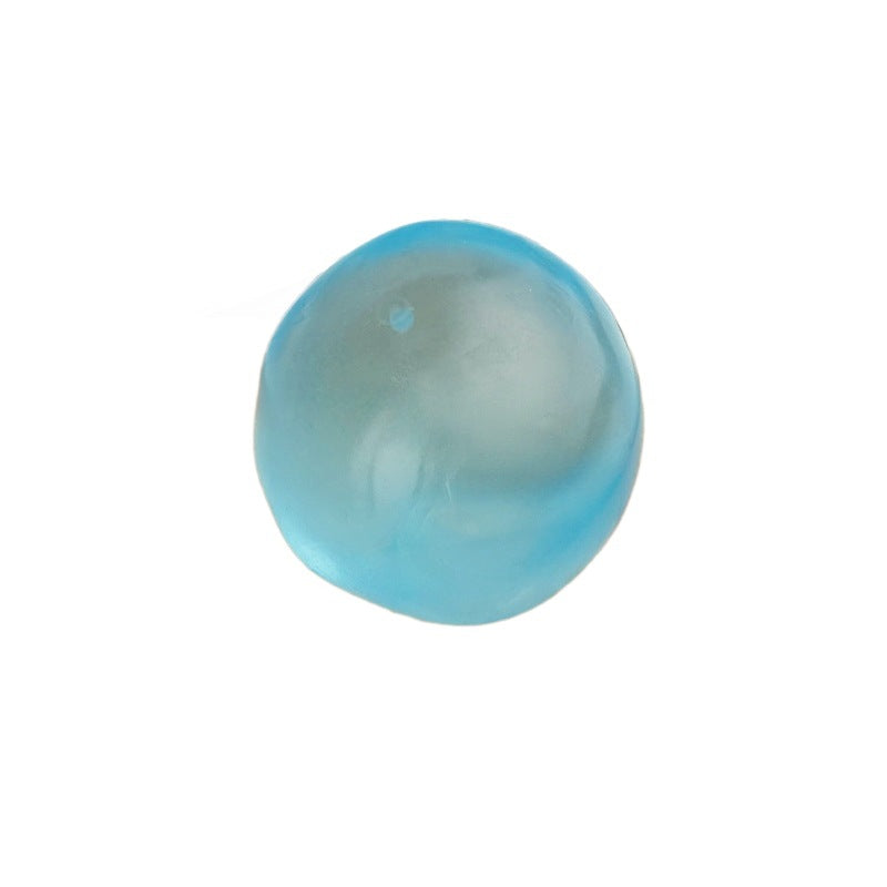 Popular coconut oil squeezeable toy ball, translucent and made of Vaseline, perfect for stress relief. It's malleable, doesn't bounce back, and has a great squishy feel.