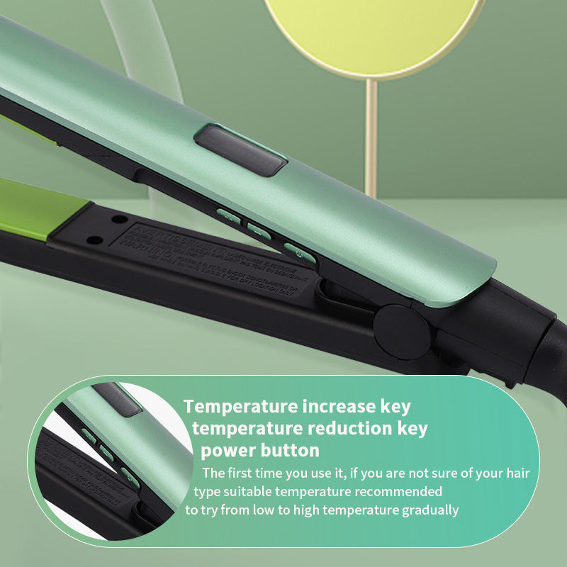 Cross-border manufacturers wave plate splint ceramic fast heating constant temperature straight plate clip does not damage the hair lazy straight hair clip straightener
