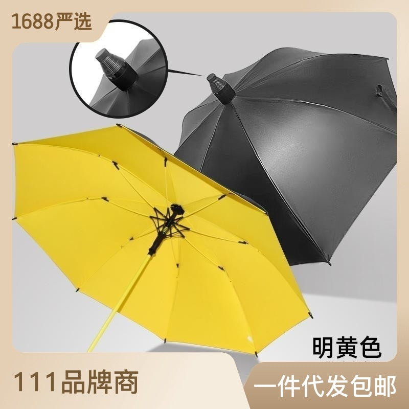 30-inch full-fiber vinyl waterproof golf umbrella long handle umbrella straight pole sunny umbrella gift advertising umbrella