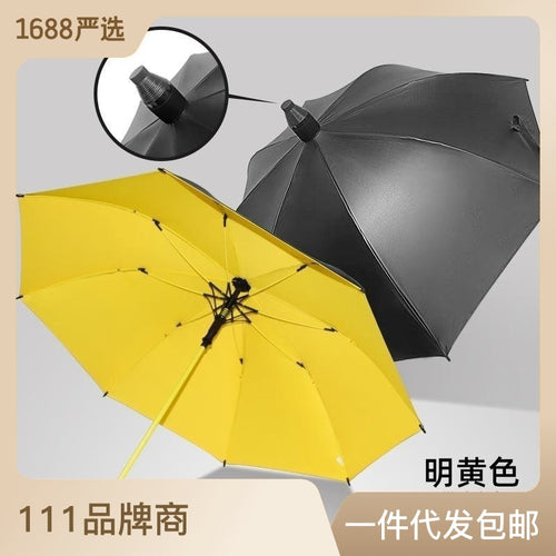 30-inch full-fiber vinyl waterproof golf umbrella long handle umbrella straight pole sunny umbrella gift advertising umbrella