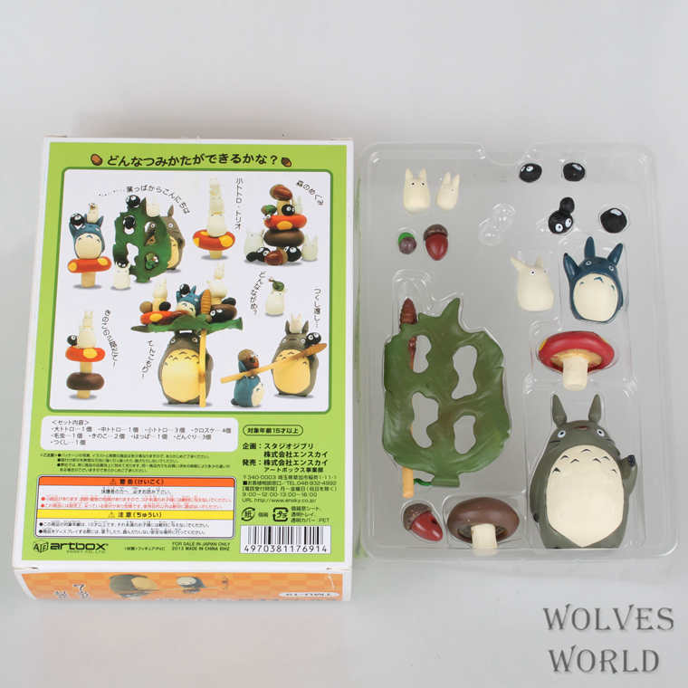 Toys Hayao Miyazaki Totoro Doll, Layers of Totoro, Black Cat Jenga Doll, Boxed Figure