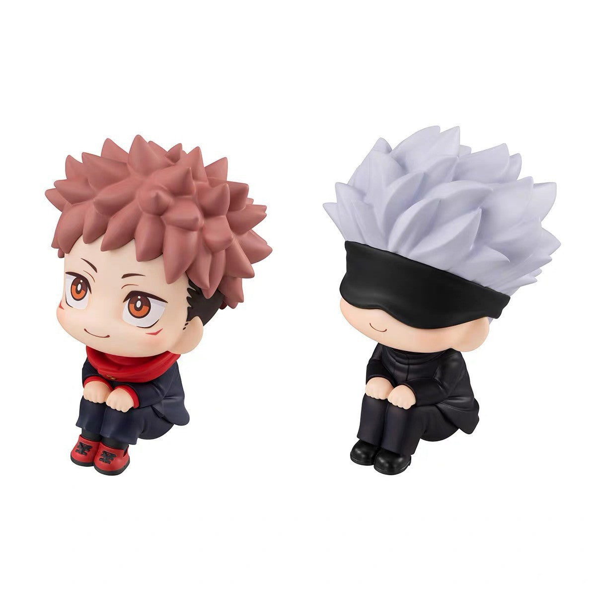 Handheld Jujutsu Kaisen Figure Q Version Yuji Yuji Gojo Satoru Anime Peripheral Gachapon Car Doll Ornaments