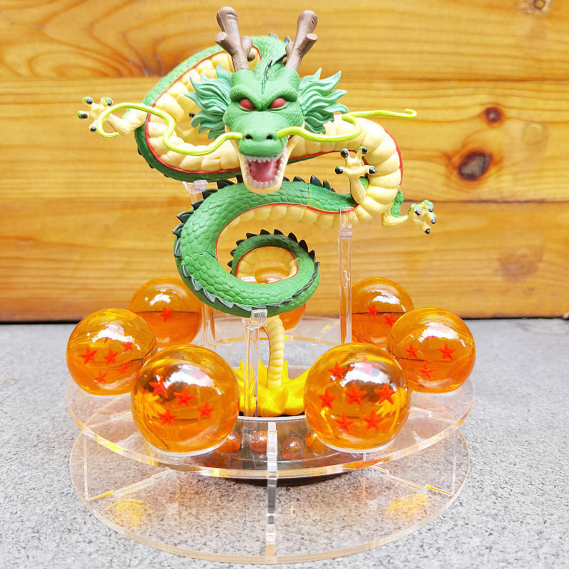 Dragon Ball Shenlong Set Dragon Ball Fake Mountain Background Base Shenlong Hand-made Ornament Model Scene Set