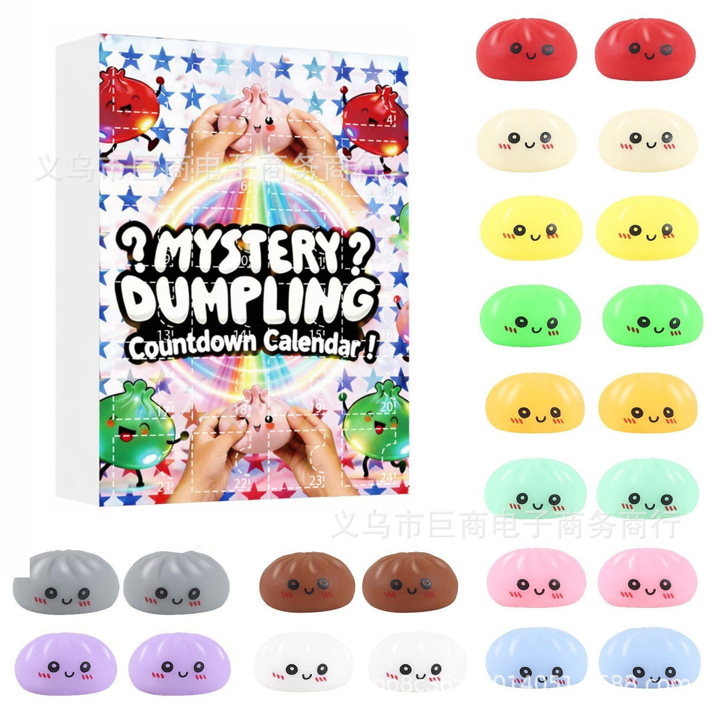 New cross-border product: Squishy Mystery Box Dumpling Blind Box Squeezable Toy for Adults - Stress Relief Toy