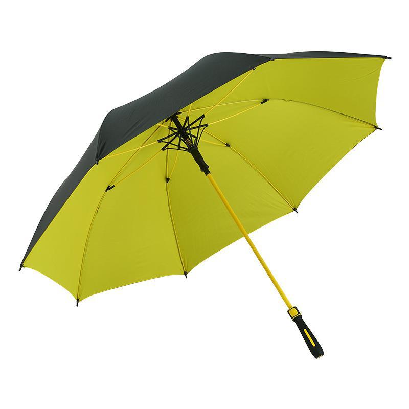 30-inch full-fiber vinyl waterproof golf umbrella long handle umbrella straight pole sunny umbrella gift advertising umbrella