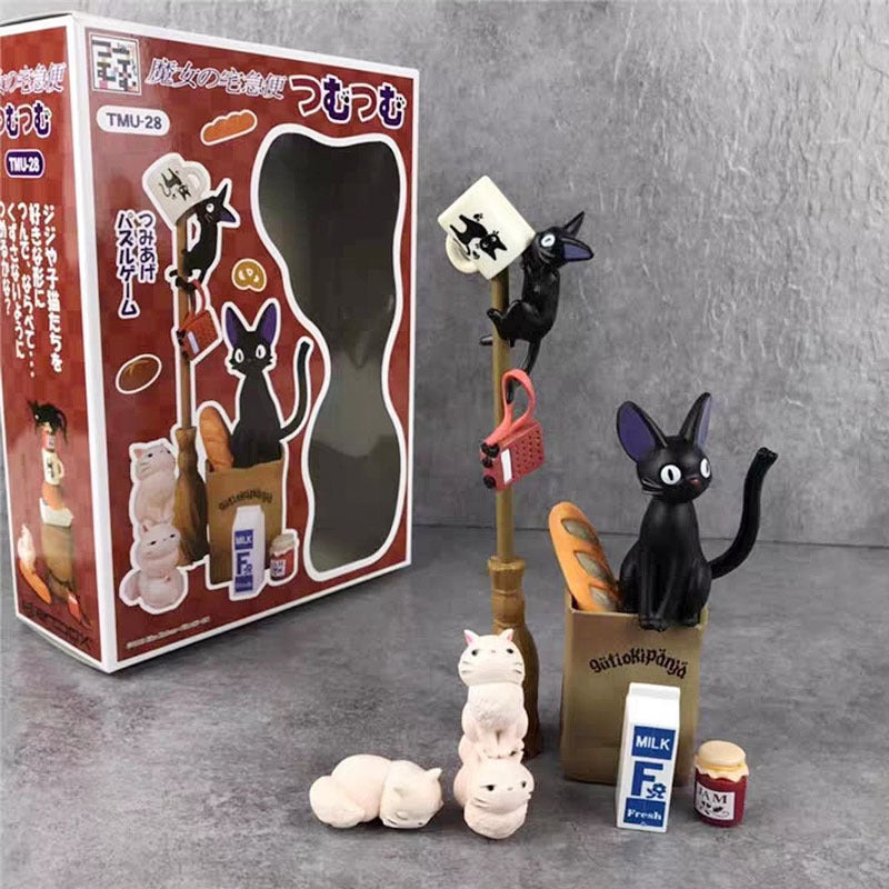 Toys Hayao Miyazaki Totoro Doll, Layers of Totoro, Black Cat Jenga Doll, Boxed Figure