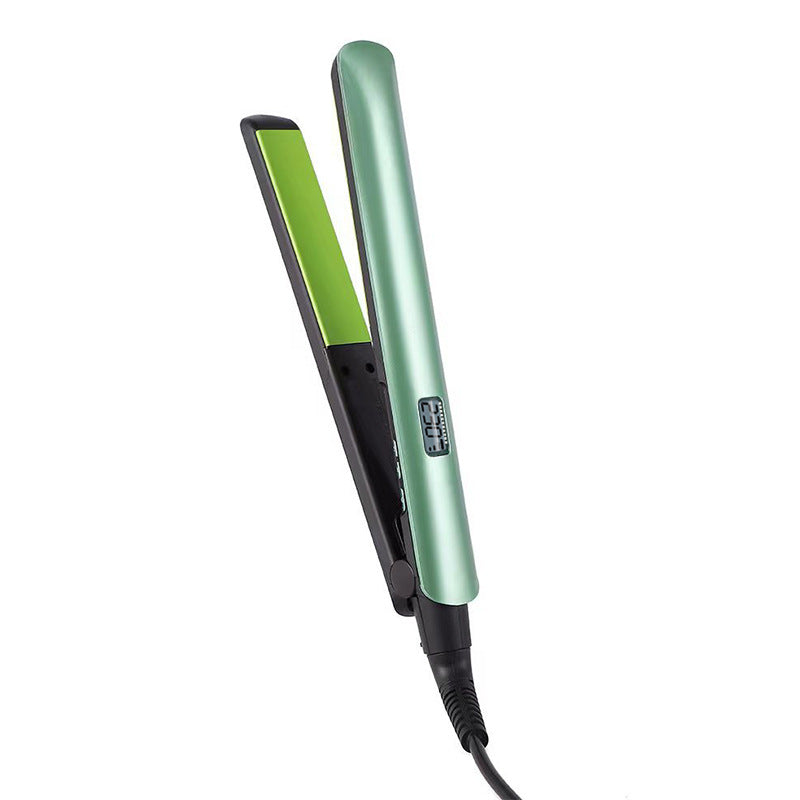 Cross-border manufacturers wave plate splint ceramic fast heating constant temperature straight plate clip does not damage the hair lazy straight hair clip straightener