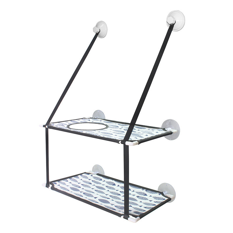 Pet supplies cat hammock hanging cat bed window suction cup cat bed four seasons cat mat cat climbing frame cat toys disassemble and wash