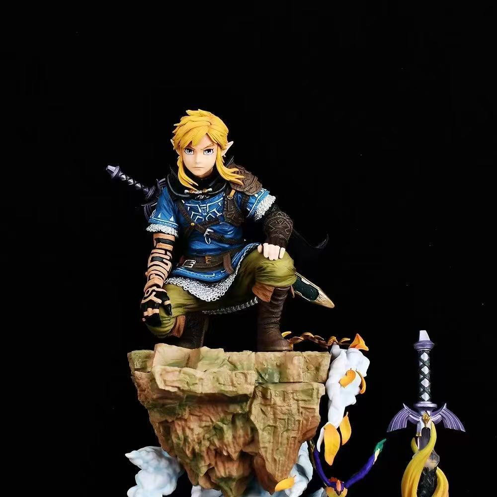 Zelda game and anime merchandise, Link GK figurine, anime model, statue, gift.