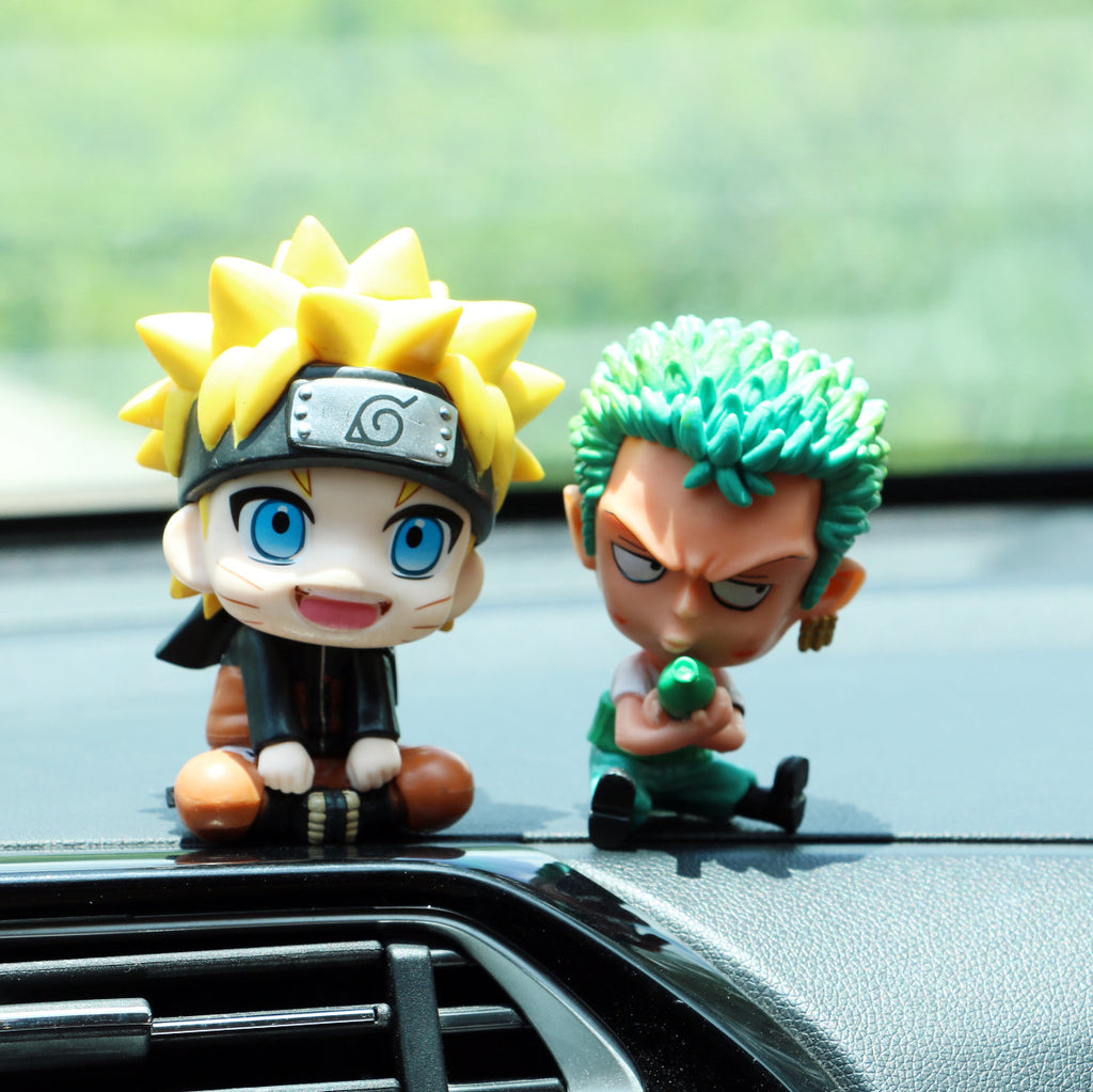 Q version of Kakashi car ornaments Q version of Naruto hands to do Naruto car hands to do vibrato cake decoration ornaments