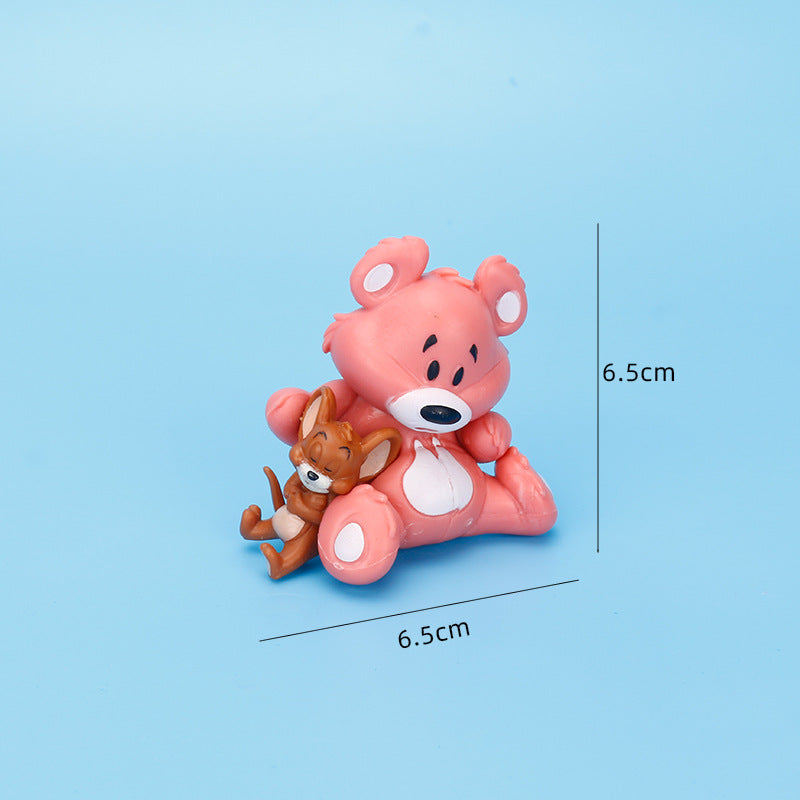 TOMandJERRY Tom and Jerry-Sweet Dream Series Blind Box Anime Figure Gachapon Claw Machine Ornaments