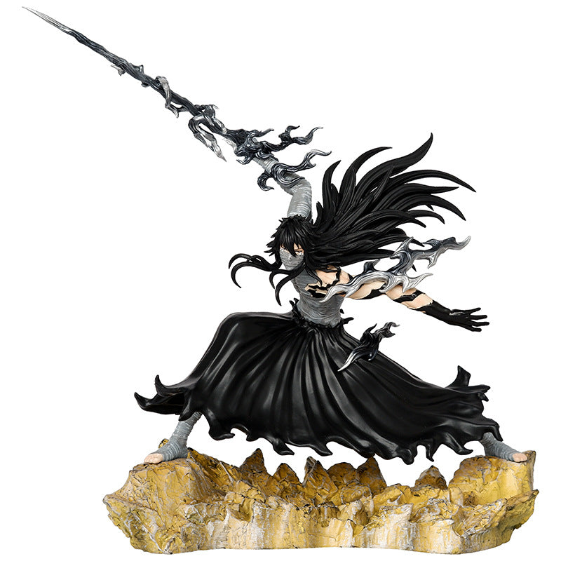 Battle Moon Ichigo battle form Bleach anime trendy toys around the hand-made model ornaments statue wholesale delivery
