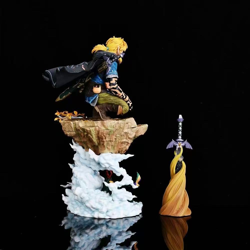 Zelda game and anime merchandise, Link GK figurine, anime model, statue, gift.