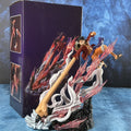 Pirate One Piece GK Machine Gun Luffy Hand Figure Long Hand Rubber Fruit Battle Scene Anime Model Decoration Wholesale