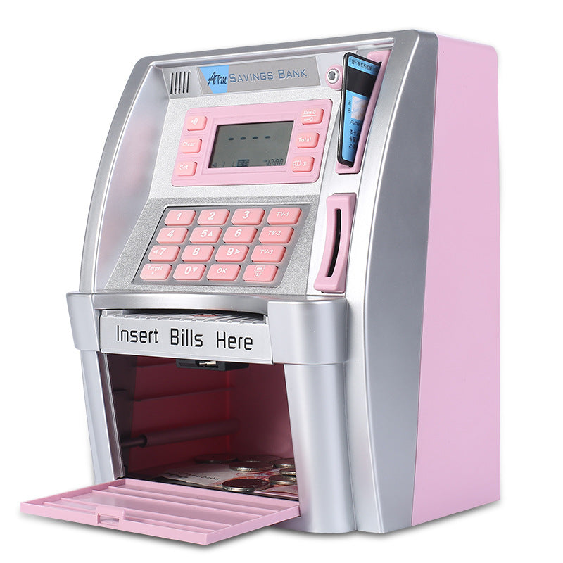 Cross-border Amazon explosive ATM large safe piggy bank children's password box wholesale large-capacity piggy bank
