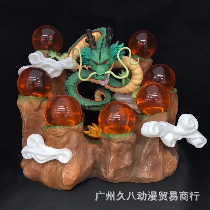 Dragon Ball Shenlong Set Dragon Ball Fake Mountain Background Base Shenlong Hand-made Ornament Model Scene Set