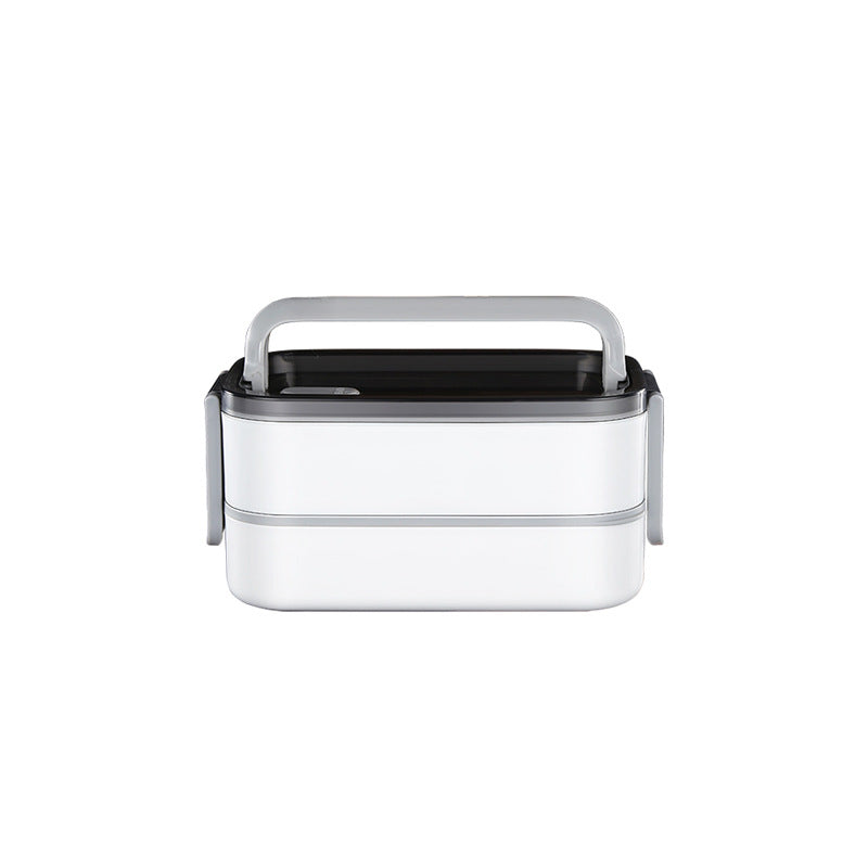 304 stainless steel water-filled insulated lunch box, sealed fresh-keeping box, double-layer compartment lunch box, microwave portable lunch box