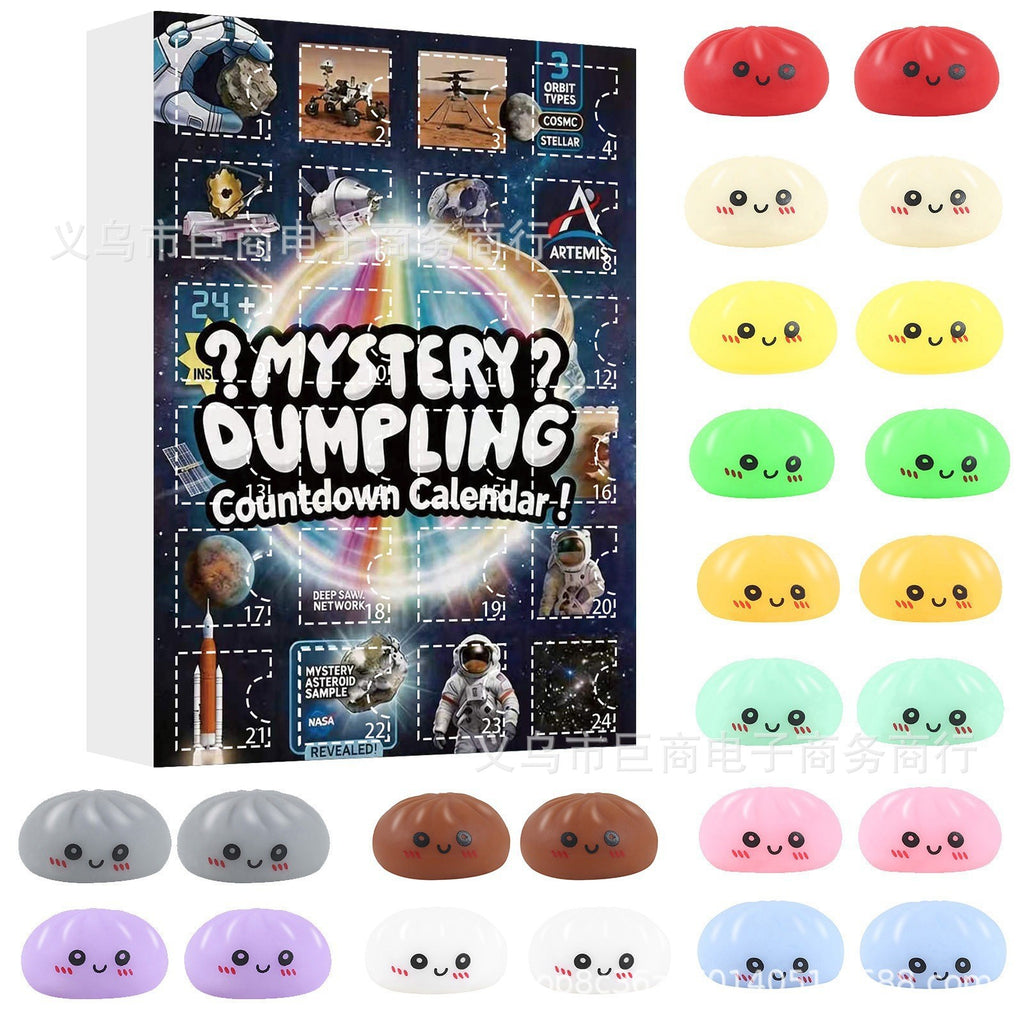 New cross-border product: Squishy Mystery Box Dumpling Blind Box Squeezable Toy for Adults - Stress Relief Toy