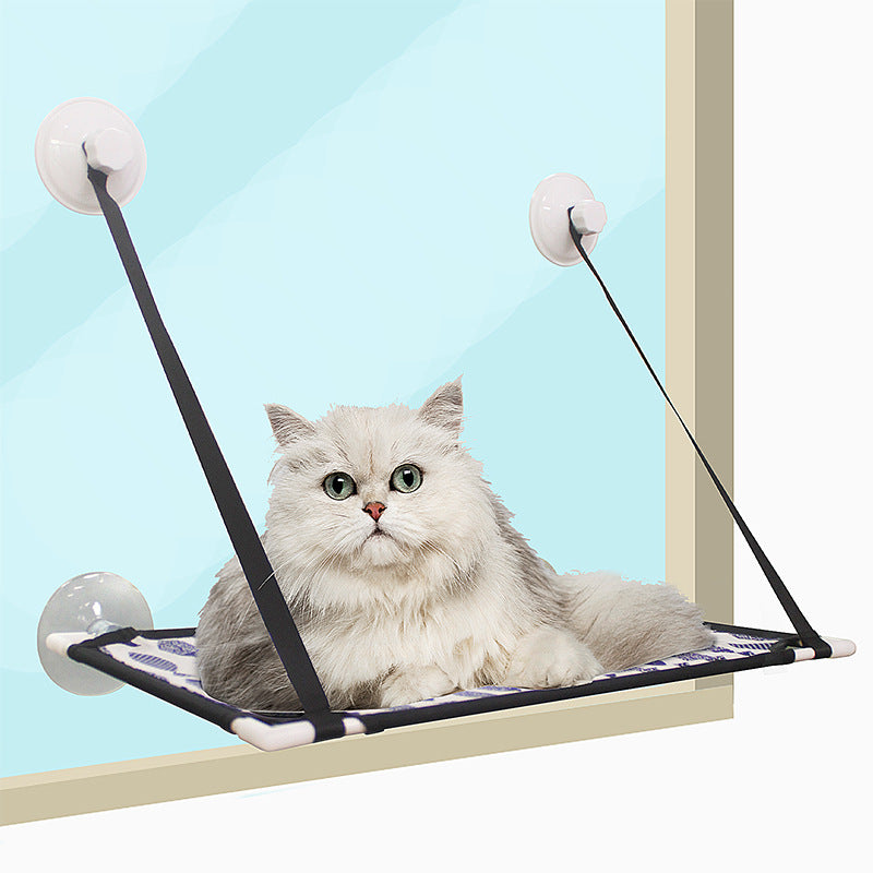 Pet supplies cat hammock hanging cat bed window suction cup cat bed four seasons cat mat cat climbing frame cat toys disassemble and wash