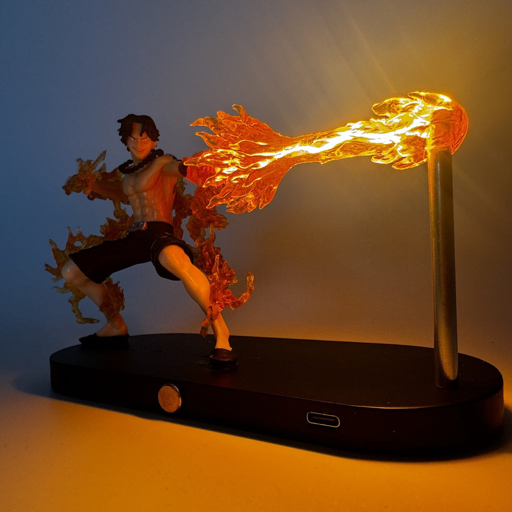 Dragon Ball Z Goku Kamehameha Light-Up Figure with Shockwave Levitation Night Light Box Set Gift