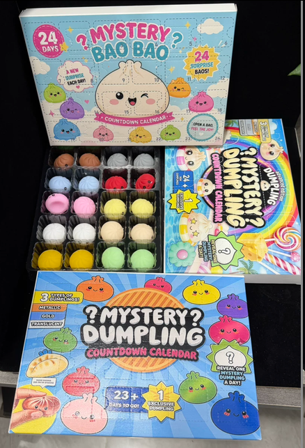 New cross-border product: Squishy Mystery Box Dumpling Blind Box Squeezable Toy for Adults - Stress Relief Toy